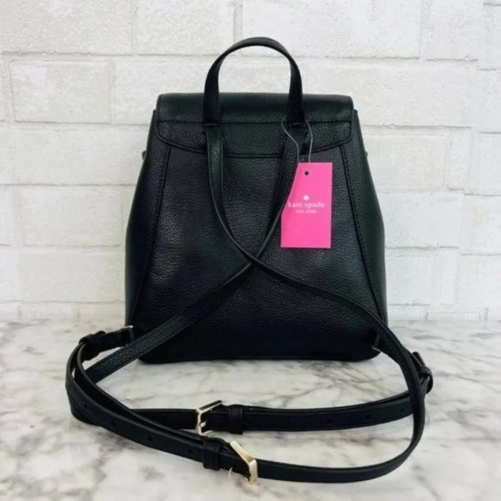 Kate Spade Leila Tweed Fabric Medium Flap Backpack